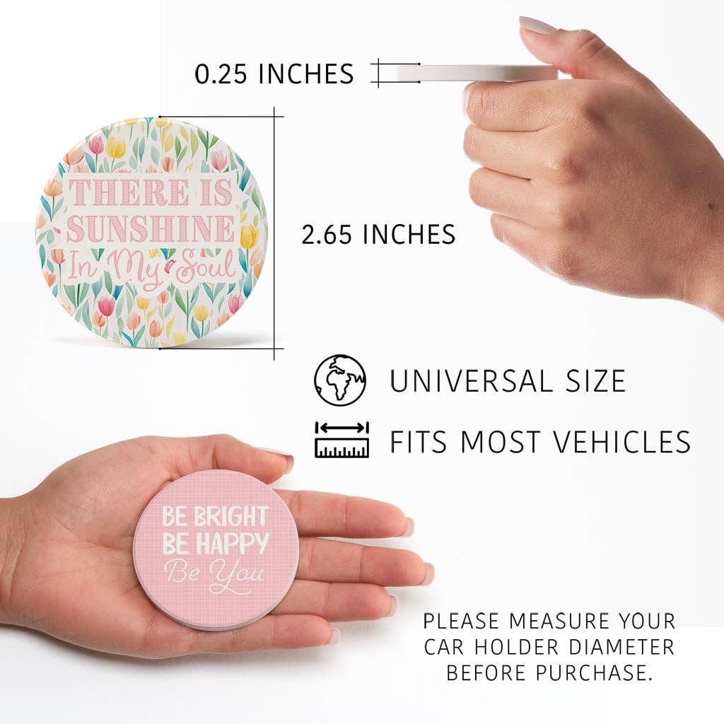 Car Coasters, Spring Gifts, Gift Ideas - The Speckled Dove