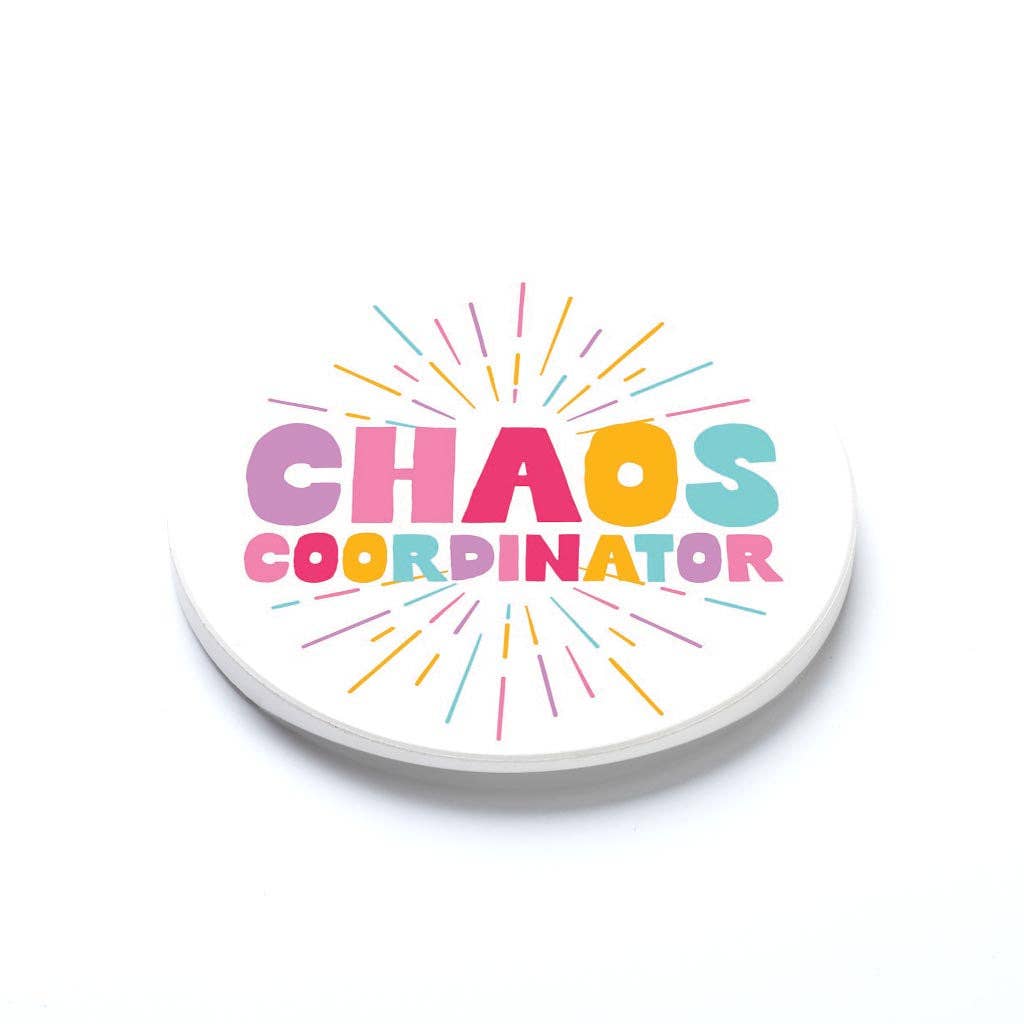 Car Coaster-Chaos Coordinator - The Speckled Dove