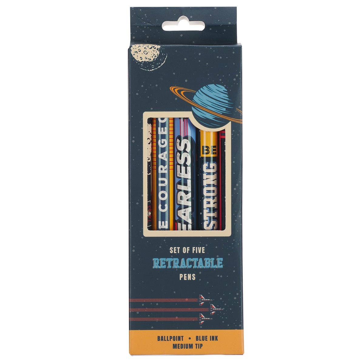 Pen Set 5 pc Be Strong and Courageous - The Speckled Dove