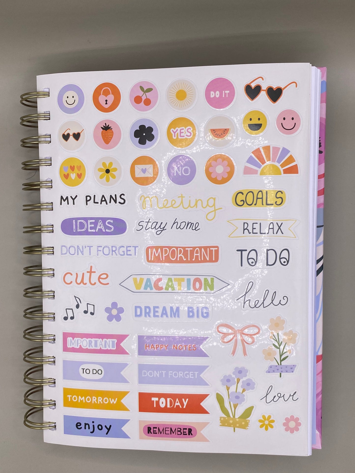 Thankful Grateful Blessed Floral Journal - The Speckled Dove
