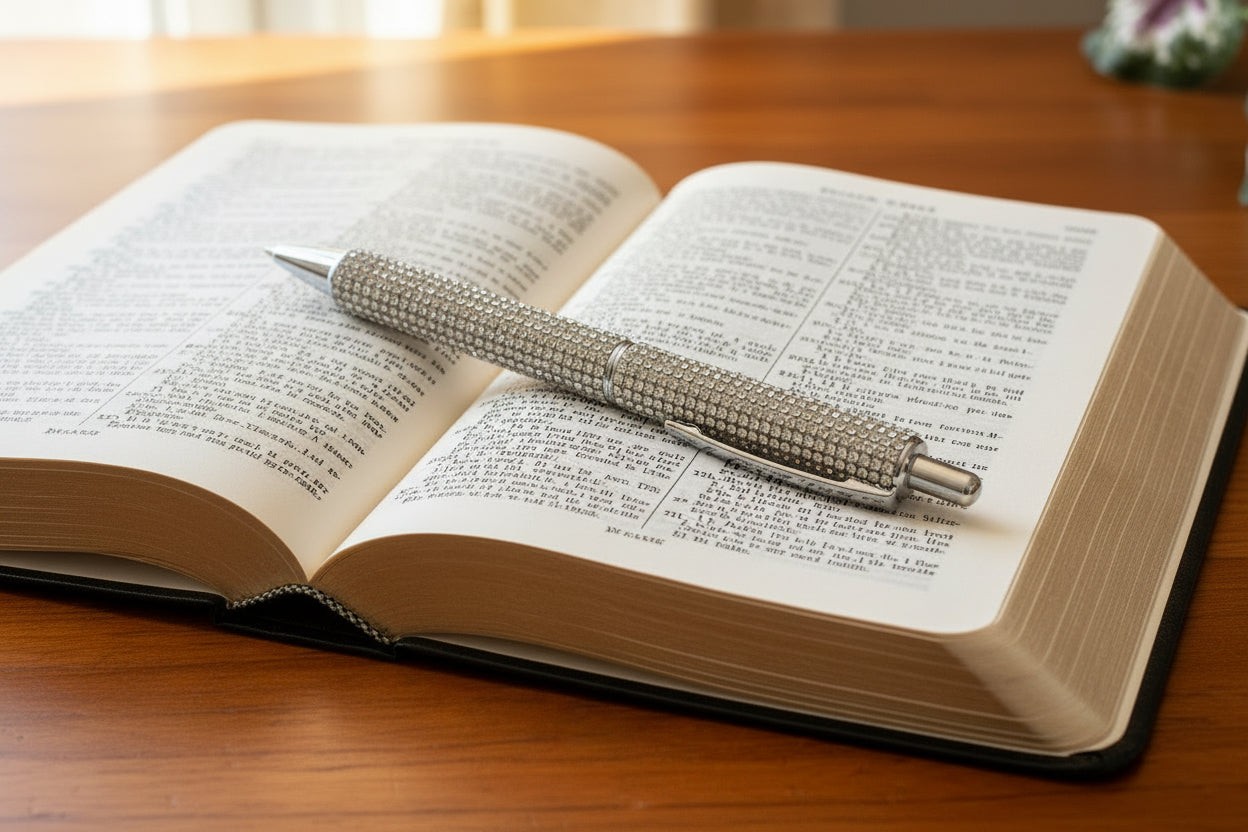 Crystal Rhinestone Pen - The Speckled Dove