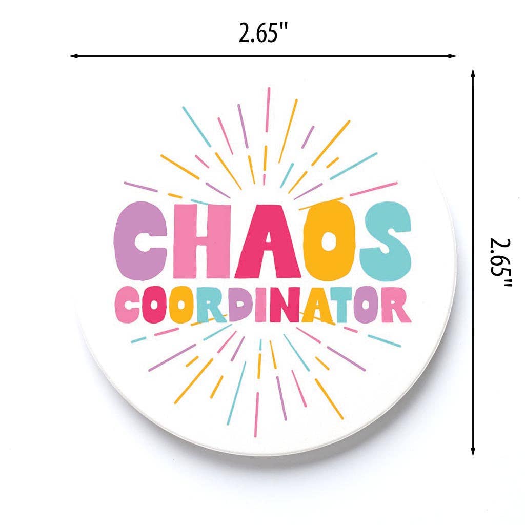Car Coaster-Chaos Coordinator - The Speckled Dove
