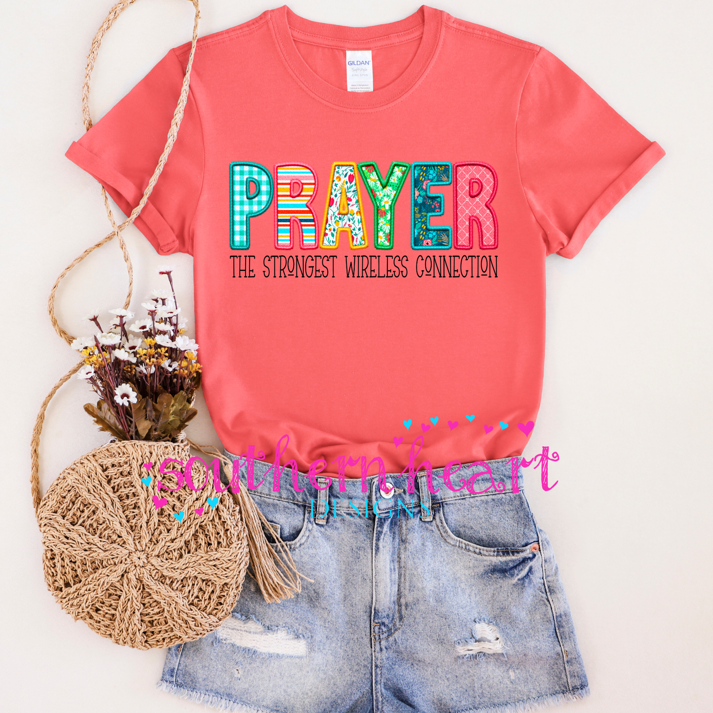 Prayer the strongest wireless connection T Shirt - The Speckled Dove