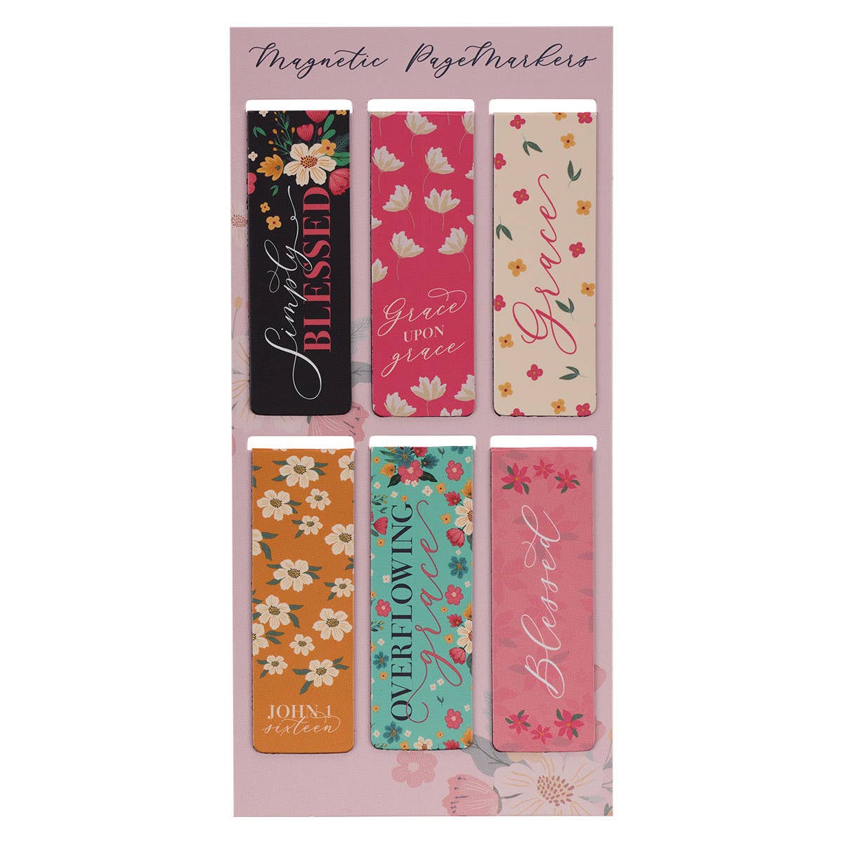 Magnetic Bookmark Set Overflowing Grace - The Speckled Dove