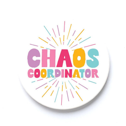 Car Coaster-Chaos Coordinator - The Speckled Dove