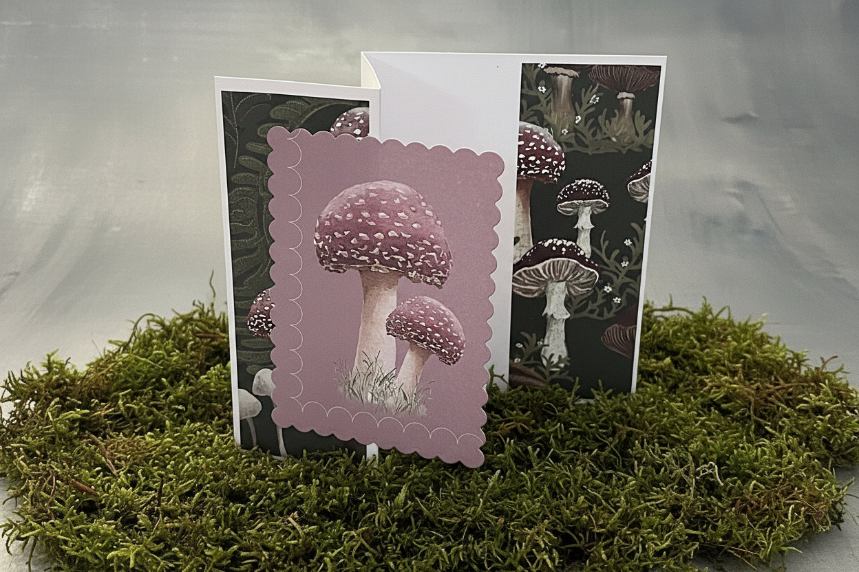 Dreamy Mushroom Notecard 