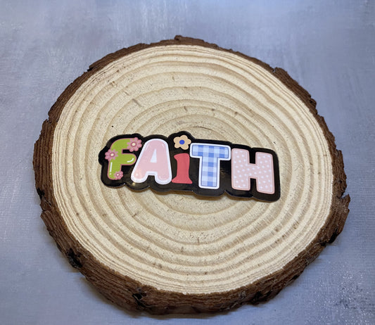 Faith Vinyl Sticker - The Speckled Dove