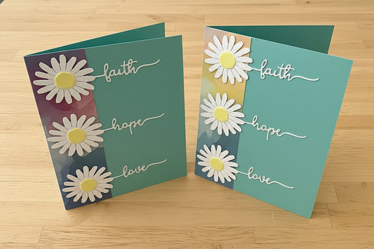 Faith, Hope, Love Note Cards - 2 pack - The Speckled Dove