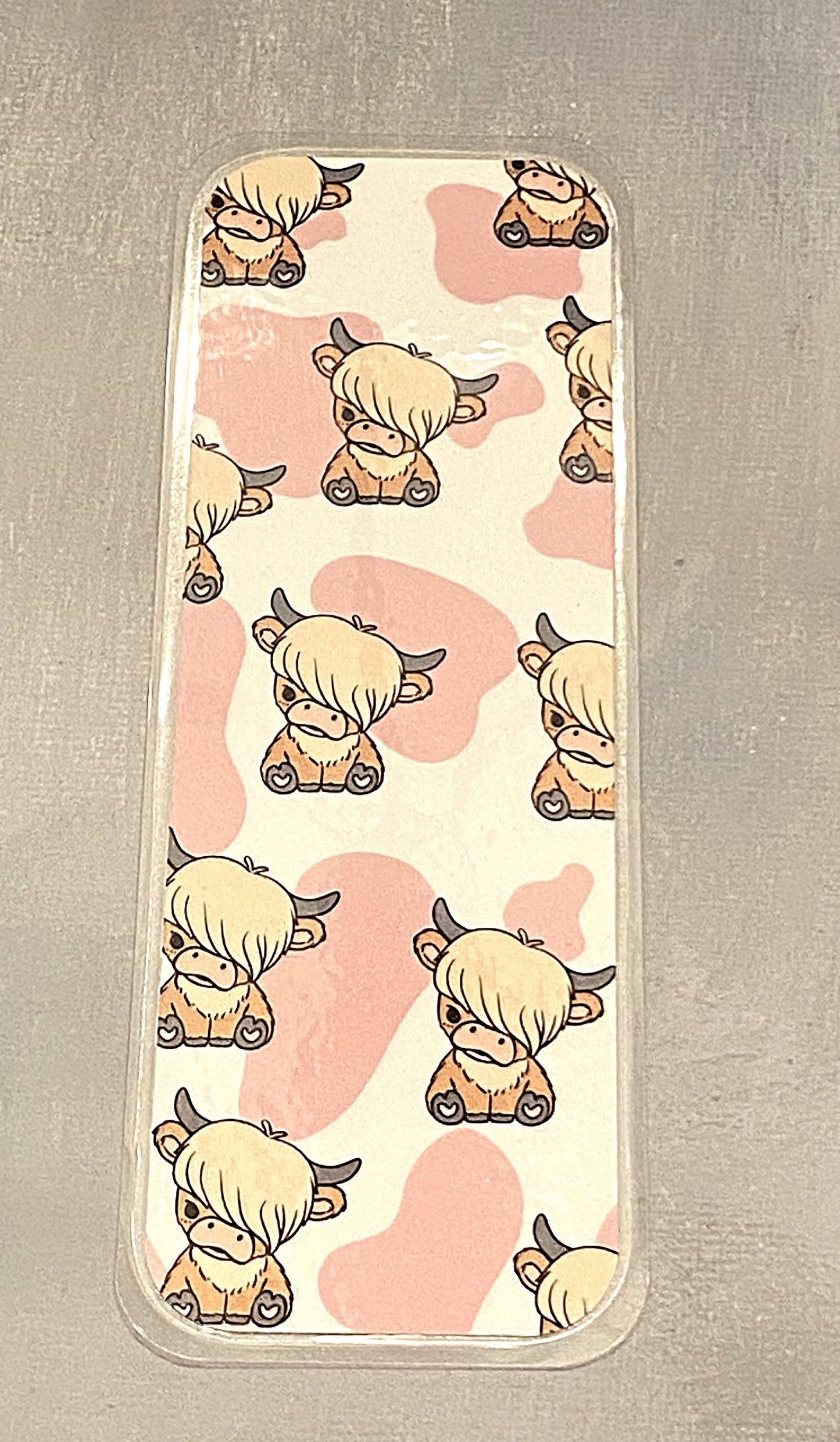 Highland Cow Bookmark - The Speckled Dove