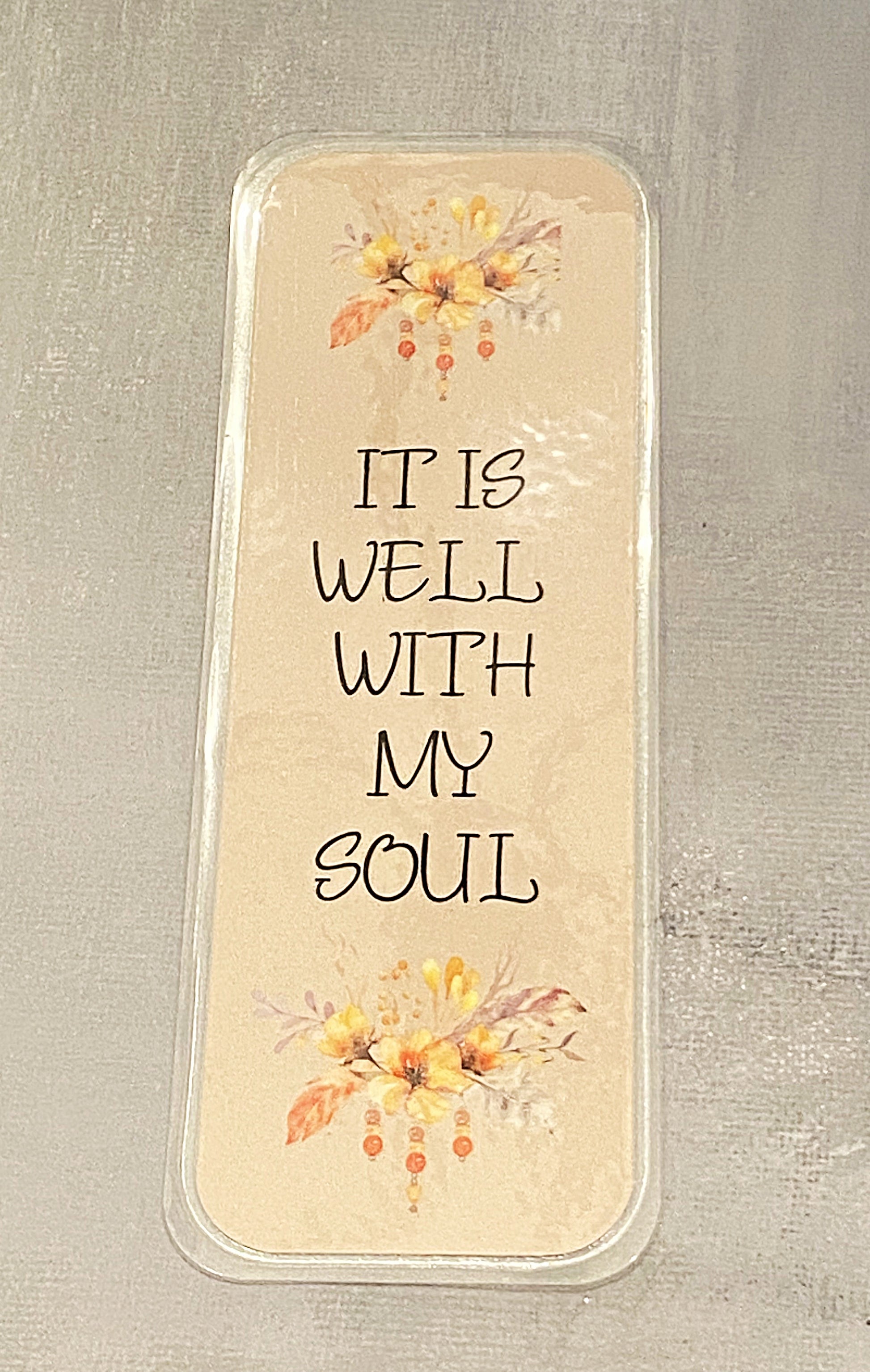 It is well with my Soul Bookmark - The Speckled Dove