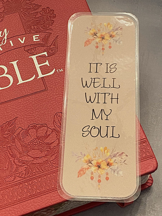 It is well with my Soul Bookmark - The Speckled Dove