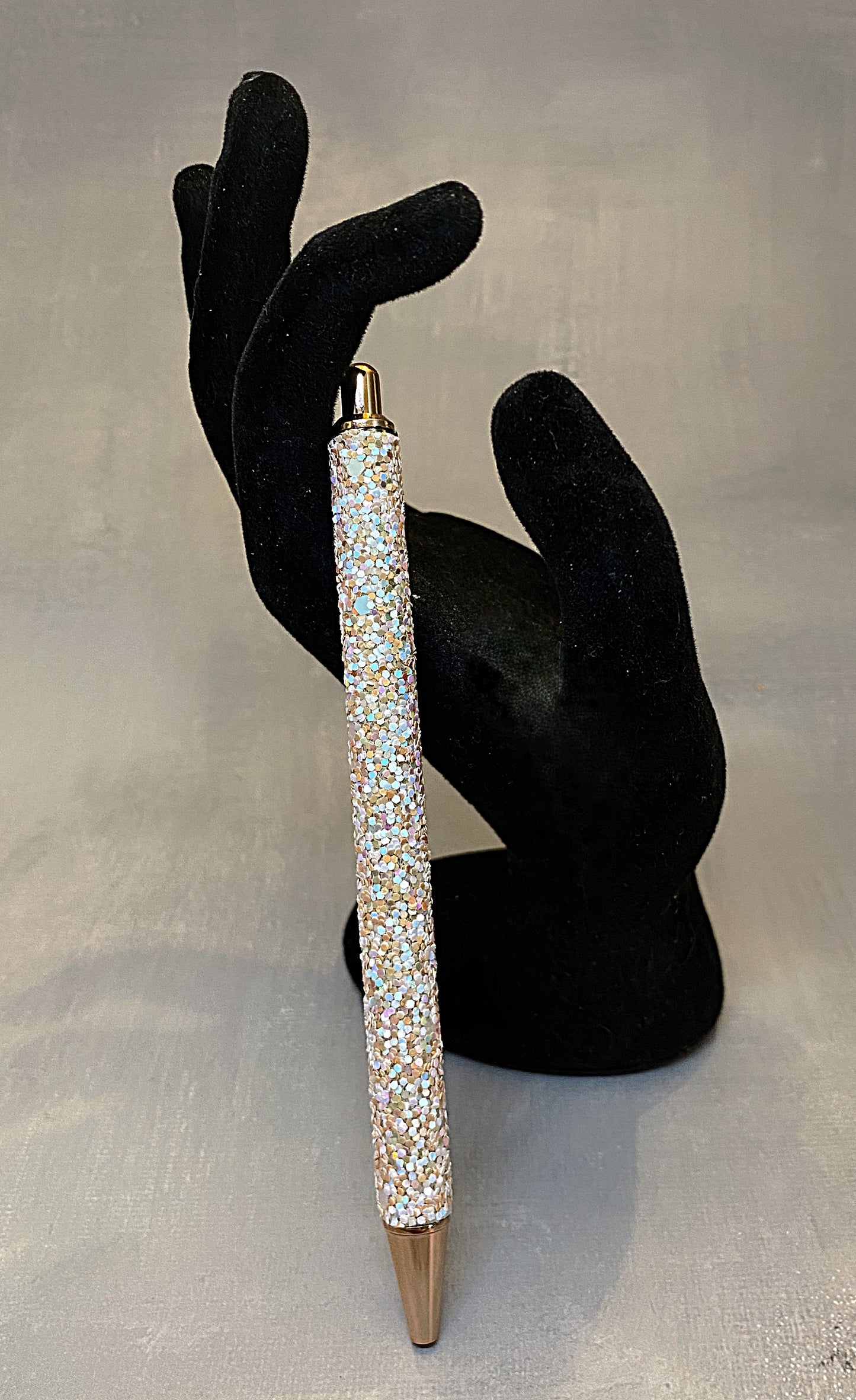 Rose Gold Glitter Ink Pen 