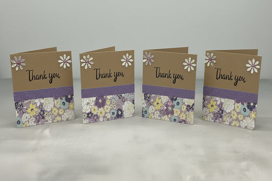 Thank You Cards 4 Pack - The Speckled Dove
