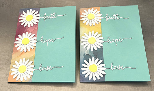 Faith, Hope, Love Note Cards - 2 pack - The Speckled Dove