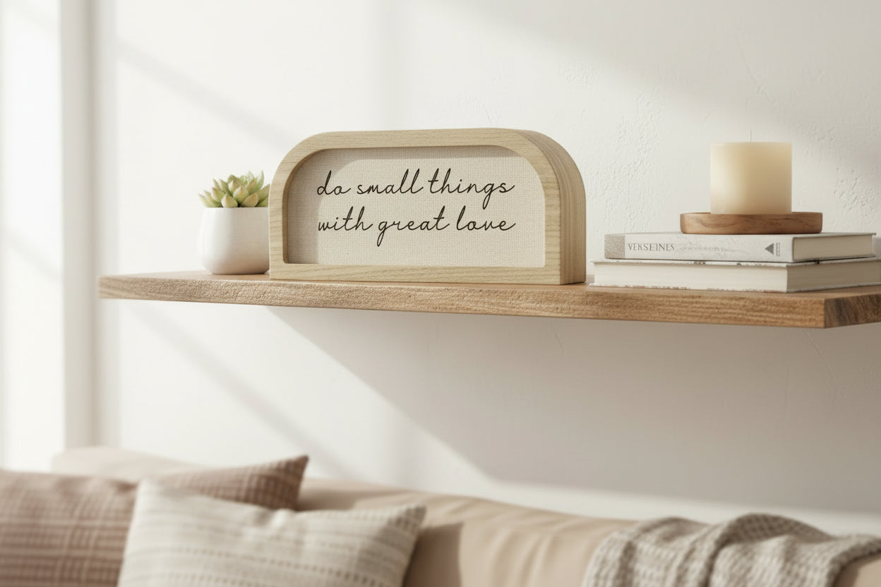 Do Small Things With Great Love - sign 
