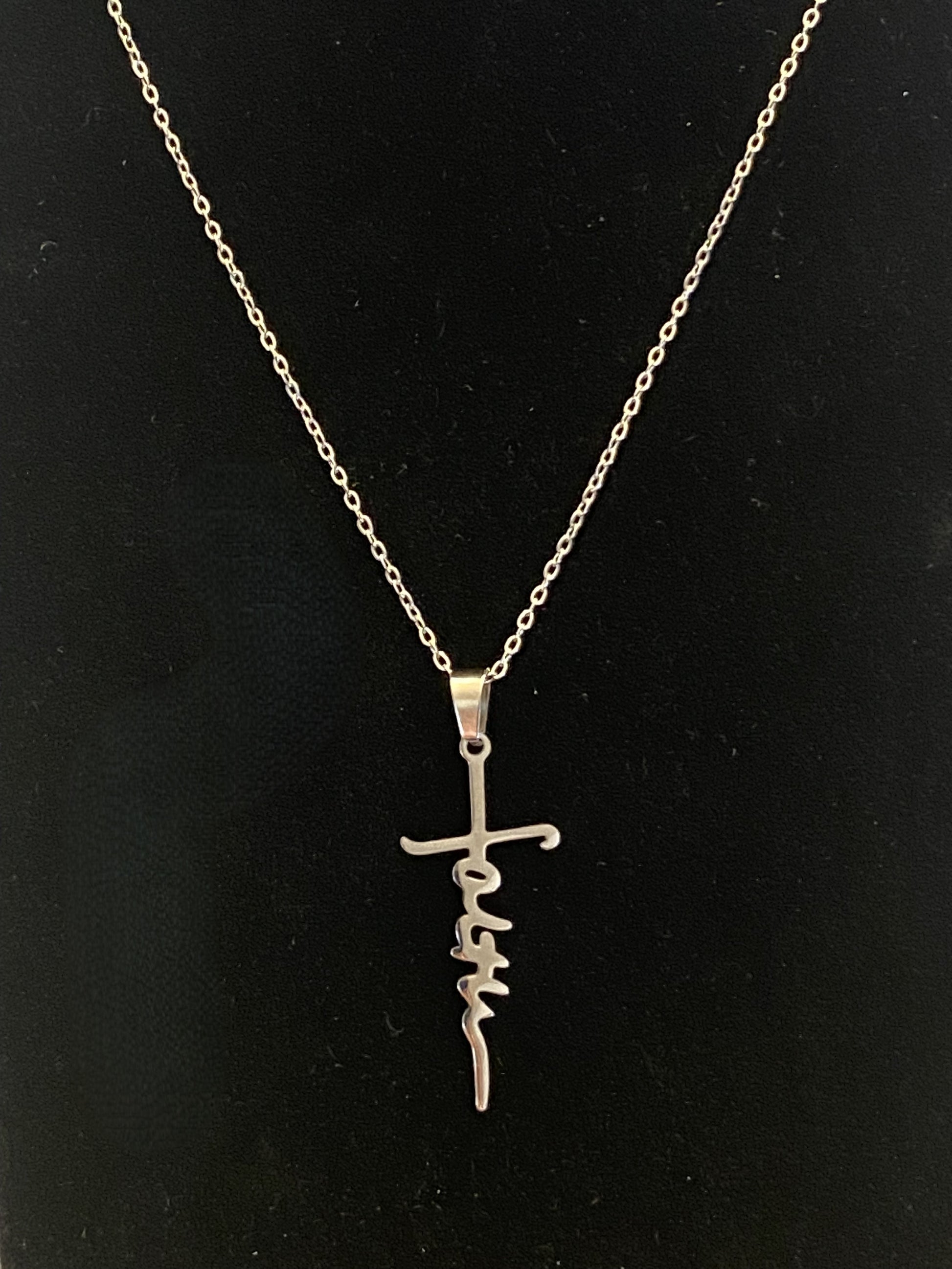 Faith Necklace - The Speckled Dove