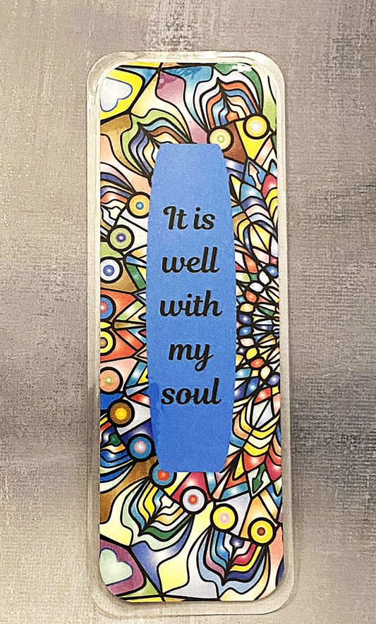 It is well with my Soul Kaleidoscope Bookmark - The Speckled Dove