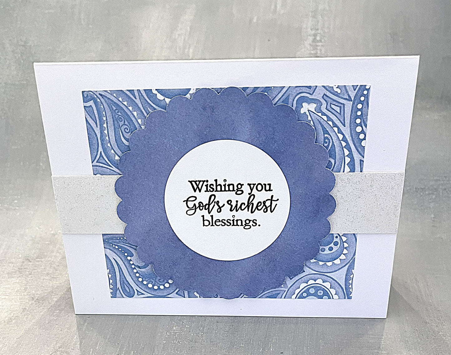 Wishing you God's Richest Blessings Note Card - The Speckled Dove